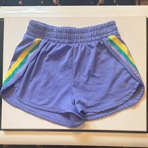 Kids' Lavender Athletic Shorts with Stripes Athletika size big girls small